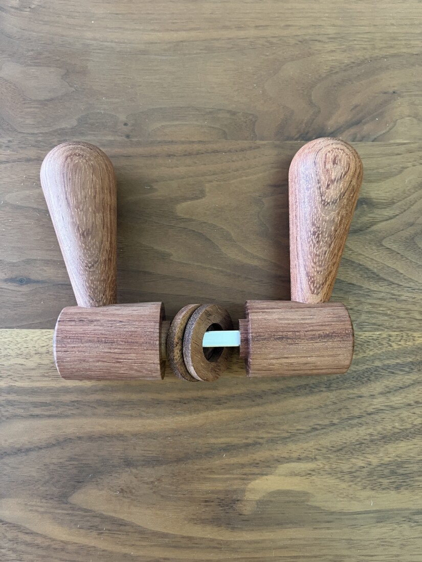 doorleverhandle　bubinga　 #06-004