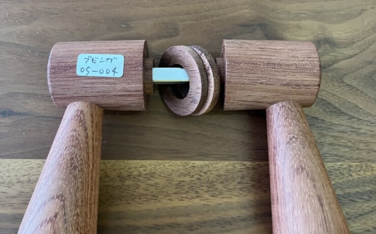 doorleverhandle　bubinga　 #06-004