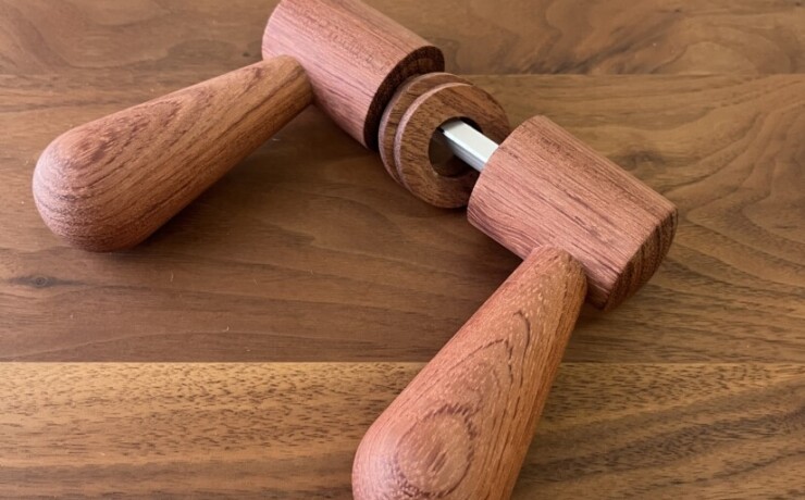 doorleverhandle　bubinga　 #06-005