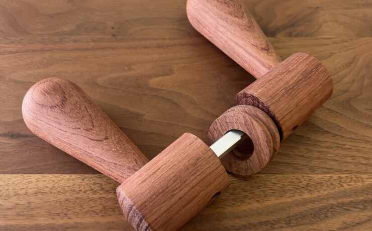 doorleverhandle　bubinga　 #06-005
