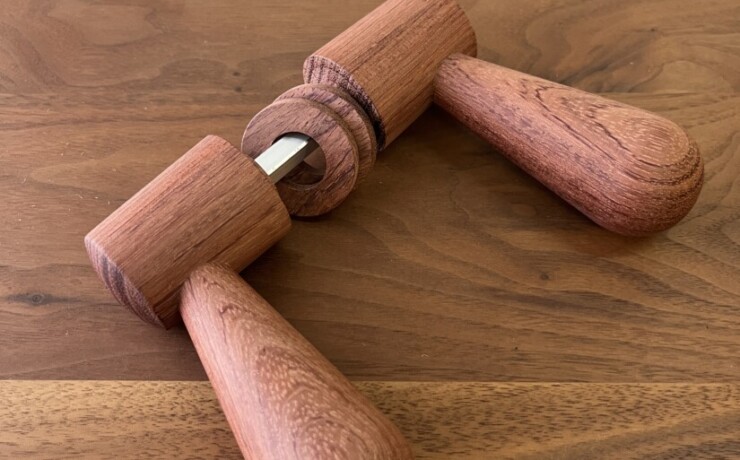 doorleverhandle　bubinga　 #06-006