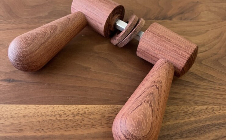 doorleverhandle　bubinga　 #06-006