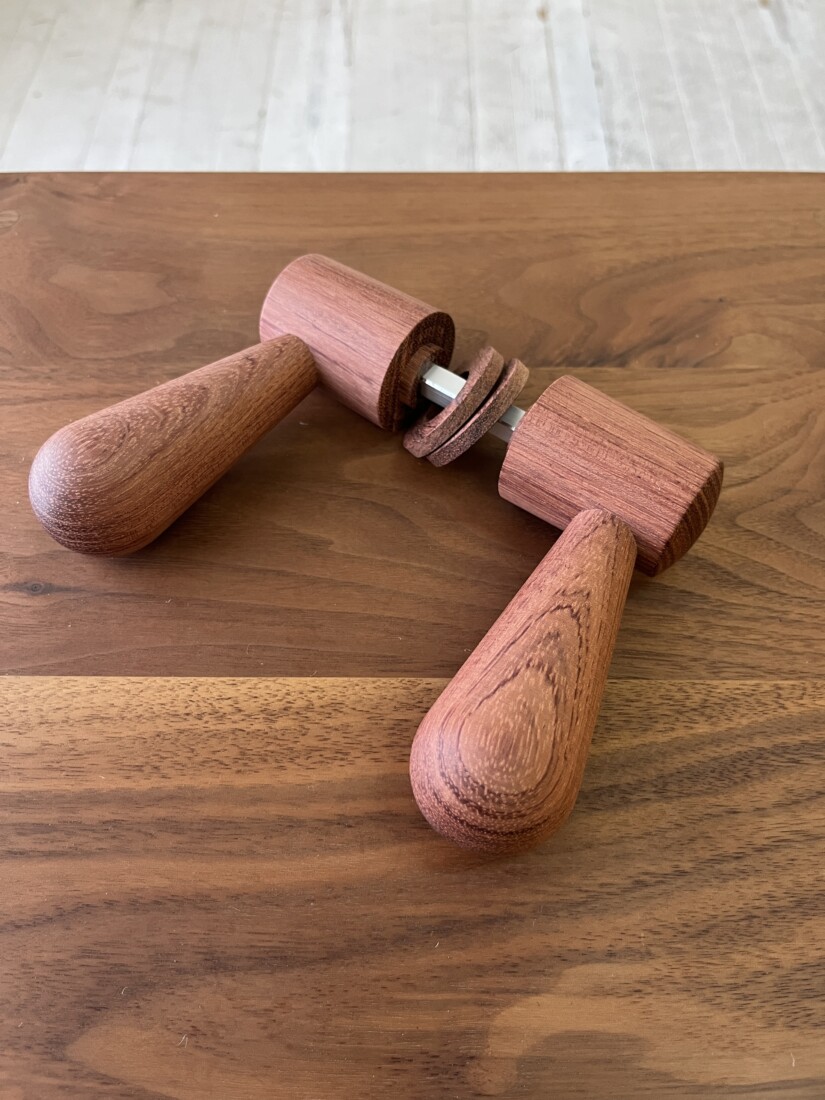 doorleverhandle　bubinga　 #06-006