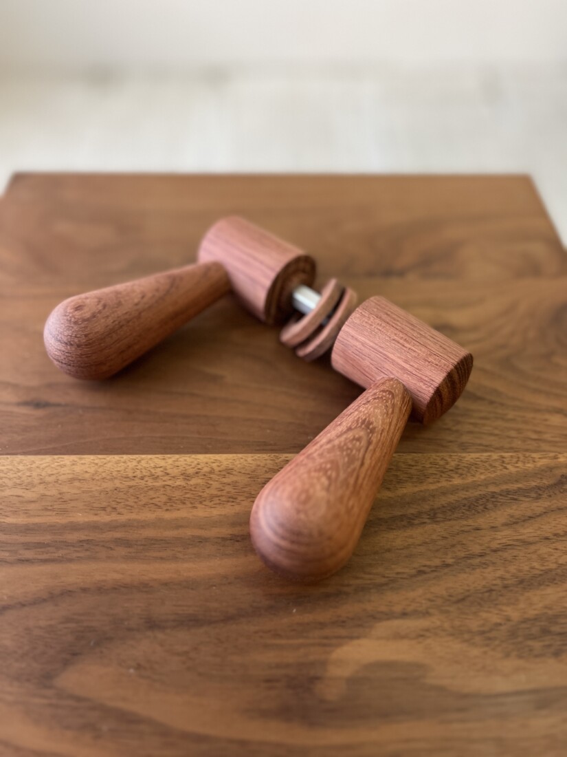 doorleverhandle　bubinga　 #06-006