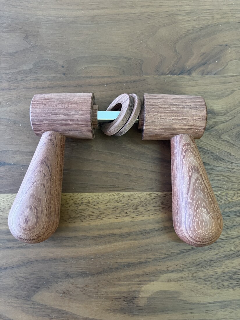 doorleverhandle　bubinga　 #06-006
