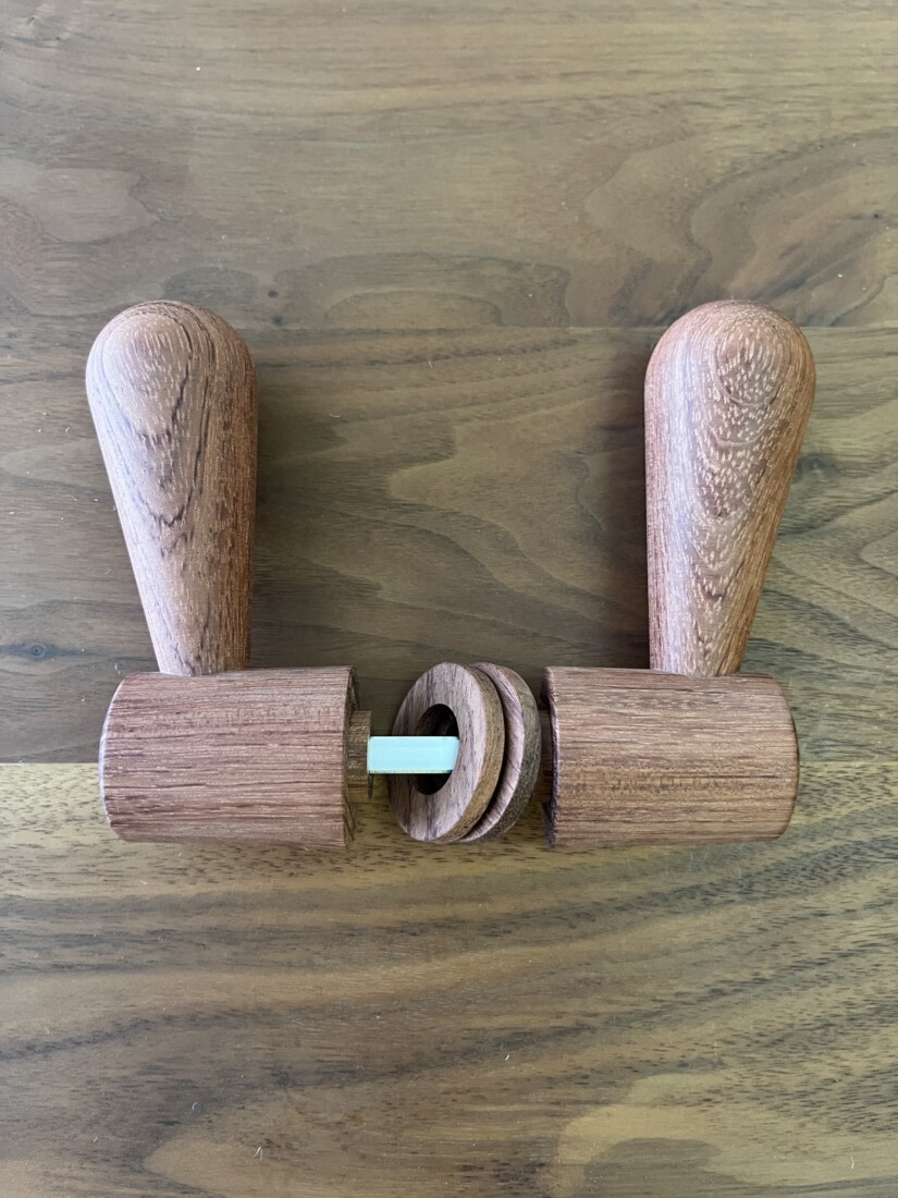 doorleverhandle　bubinga　 #06-006