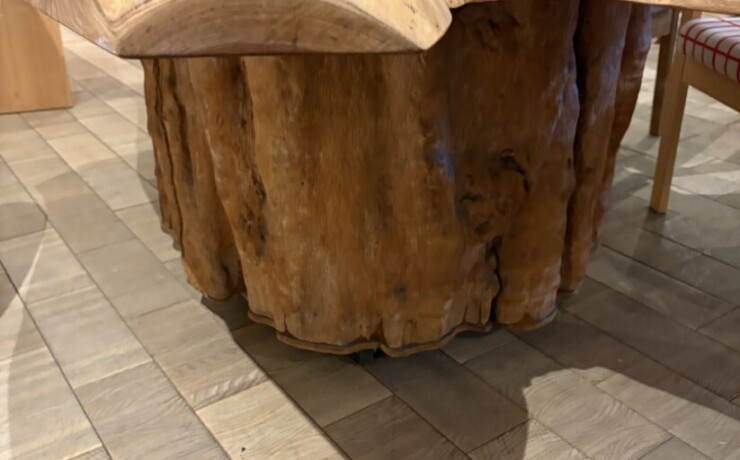 leg #010 ケヤキ瘤丸太　テーブル脚
