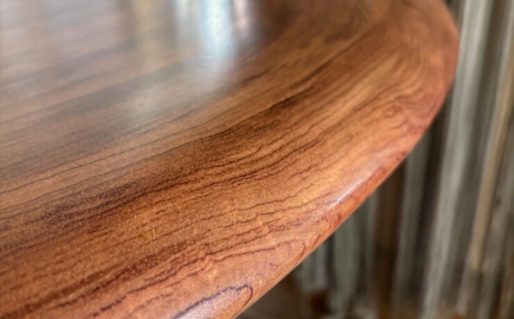 ＃1801 rewood プレミアム ブビンガ材　輪切り　RW仕上