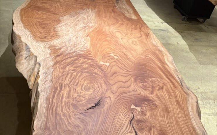 ＃983 rewood プレミアム 欅 ケヤキ 厚板90ｍｍ