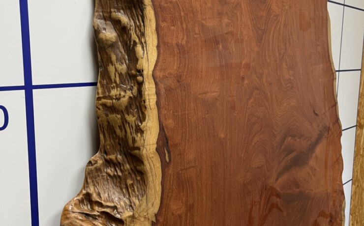 ＃1369 rewood プレミアム ブビンガ　厚板70ｍｍ