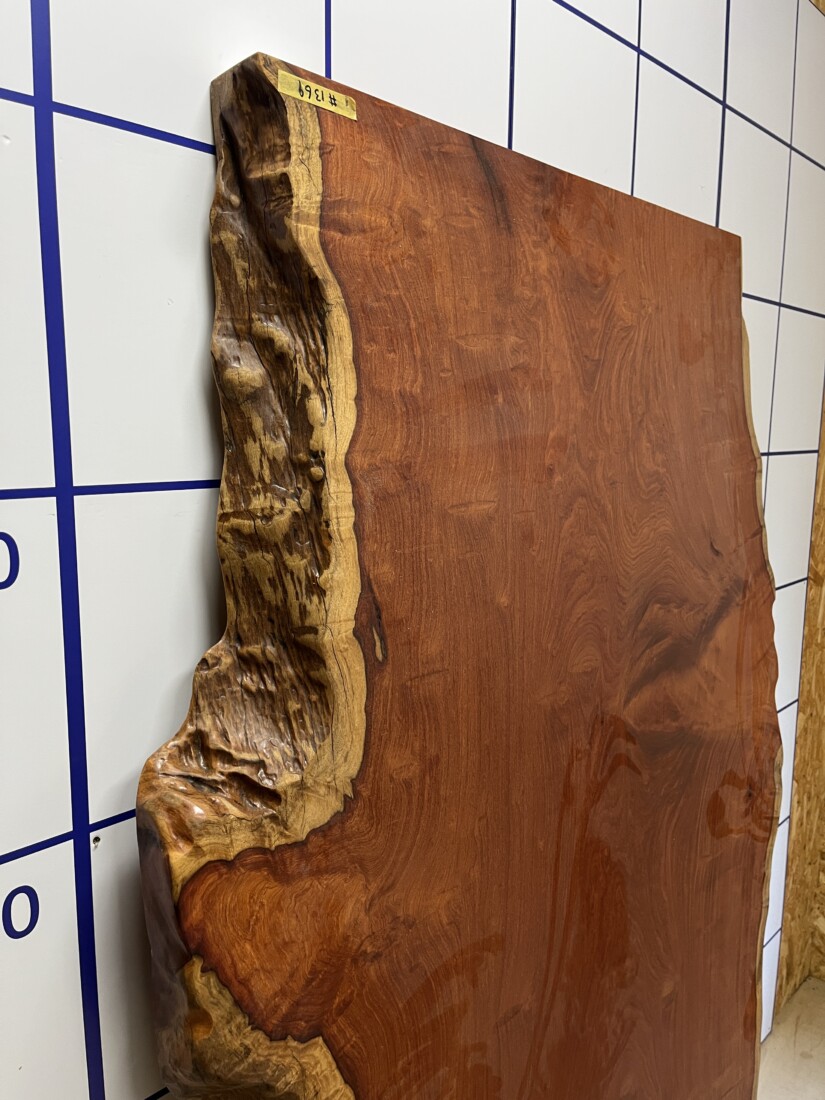 ＃1369 rewood プレミアム ブビンガ　厚板70ｍｍ