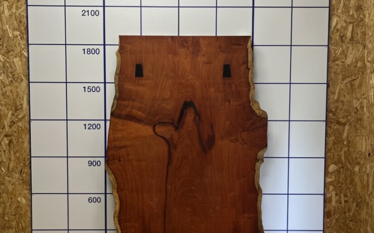 ＃1369 rewood プレミアム ブビンガ　厚板70ｍｍ