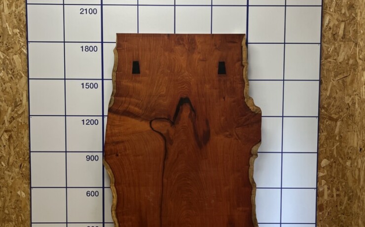 ＃1369 rewood プレミアム ブビンガ　厚板70ｍｍ