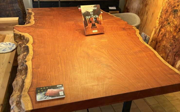 ＃1369 rewood プレミアム ブビンガ　厚板70ｍｍ