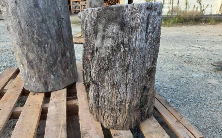 Vintage Teak ヴィンテージ  チーク材 「1000年チーク」　＃005　穴無しチーク切り株