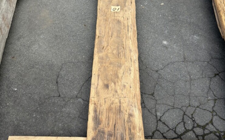 Vintage Teak ヴィンテージ  チーク材 しわ板　＃10　長さ2100