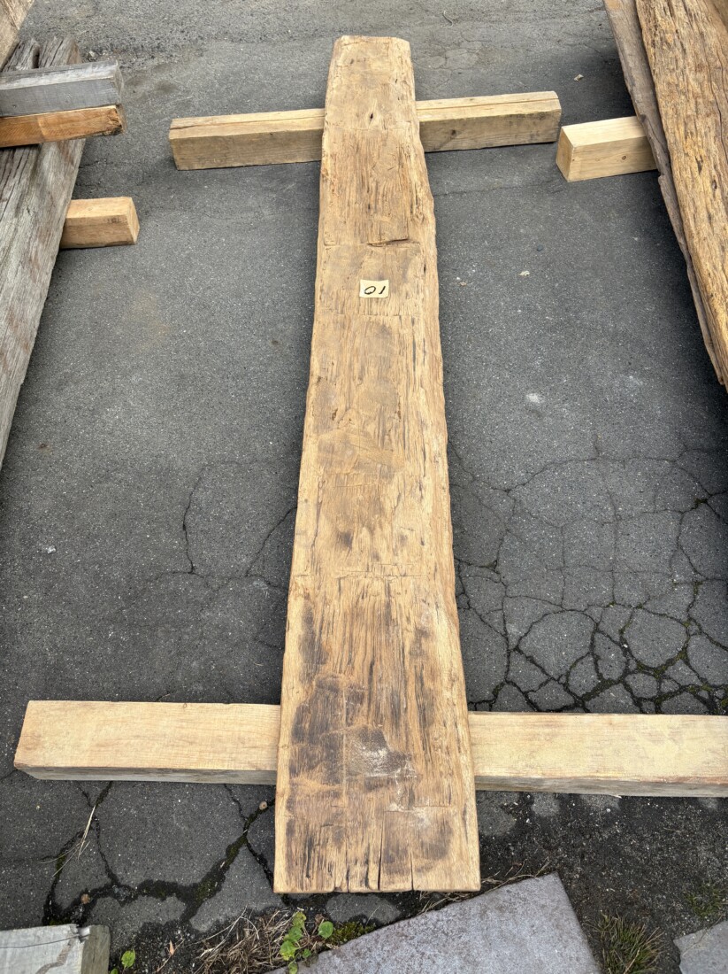 Vintage Teak ヴィンテージ  チーク材 しわ板　＃10　長さ2100