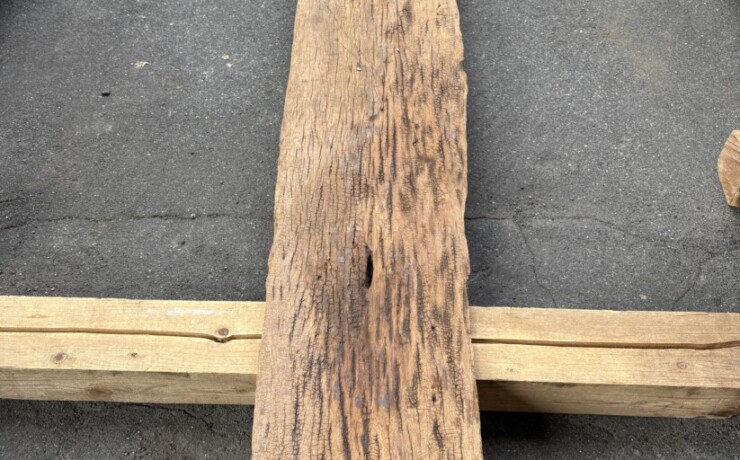 Vintage Teak ヴィンテージ  チーク材 しわ板　＃10　長さ2100