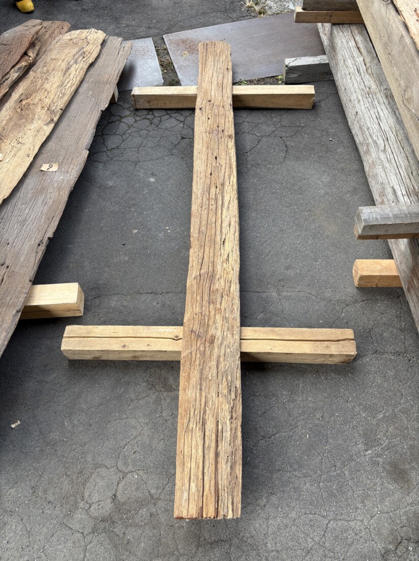 Vintage Teak ヴィンテージ  チーク材 しわ板　＃6　長さ2600