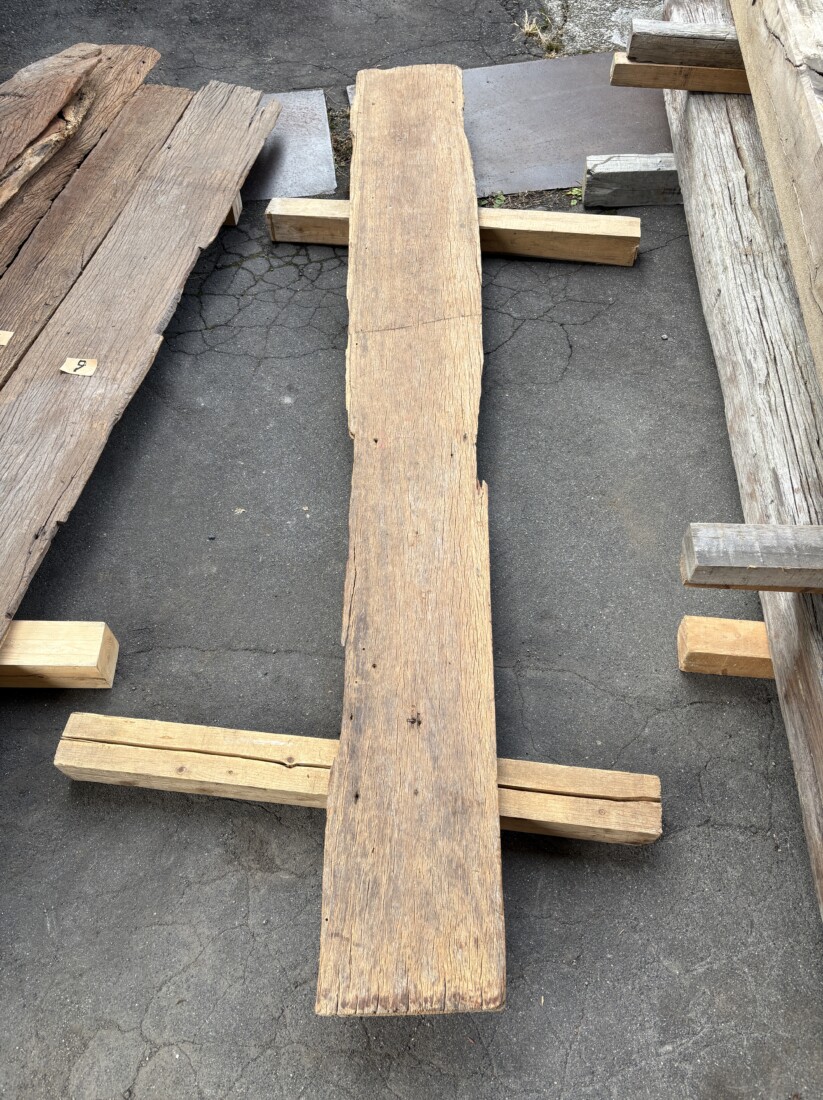 Vintage Teak ヴィンテージ  チーク材 しわ板　＃5　長さ2630