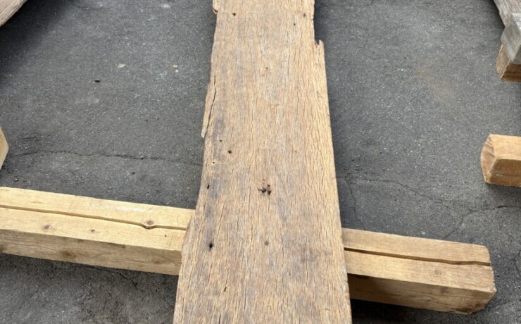 Vintage Teak ヴィンテージ  チーク材 しわ板　＃5　長さ2630