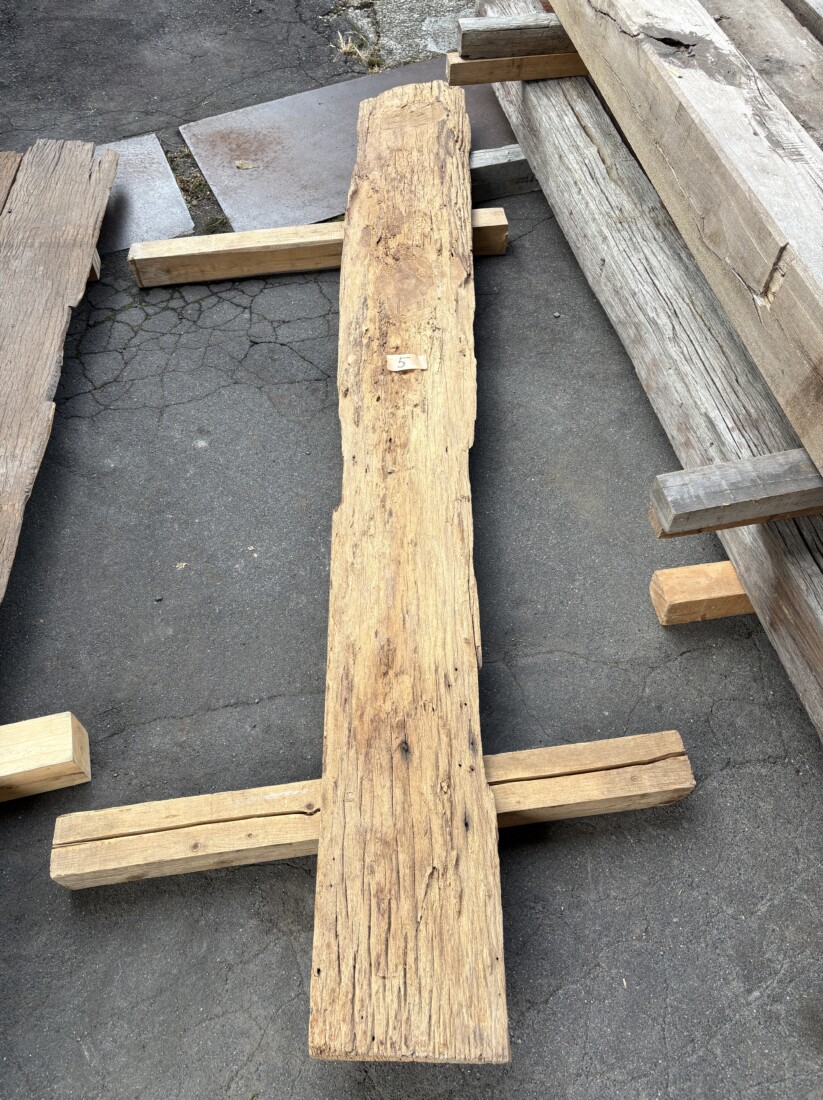 Vintage Teak ヴィンテージ  チーク材 しわ板　＃5　長さ2630