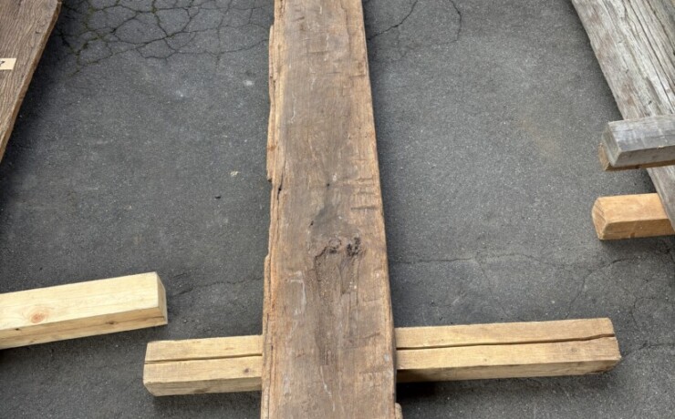 Vintage Teak ヴィンテージ  チーク材 しわ板　＃9　長さ2670