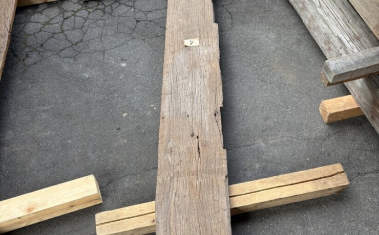 Vintage Teak ヴィンテージ  チーク材 しわ板　＃9　長さ2670