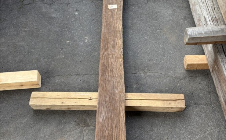 Vintage Teak ヴィンテージ  チーク材 しわ板　＃1　長さ2700