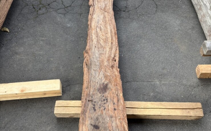 Vintage Teak ヴィンテージ  チーク材 しわ板　＃1　長さ2700