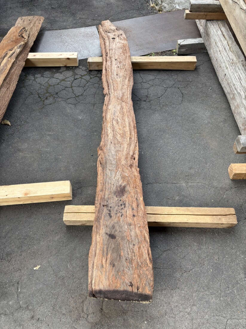 Vintage Teak ヴィンテージ  チーク材 しわ板　＃1　長さ2700