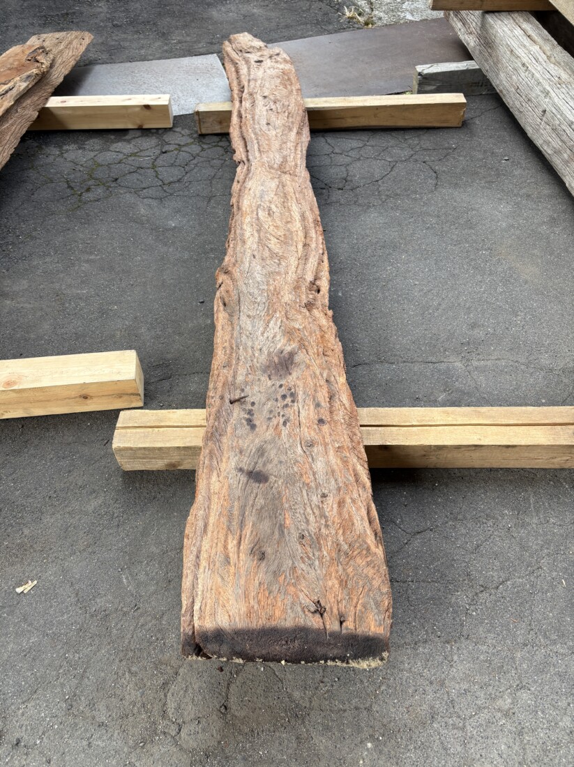 Vintage Teak ヴィンテージ  チーク材 しわ板　＃1　長さ2700