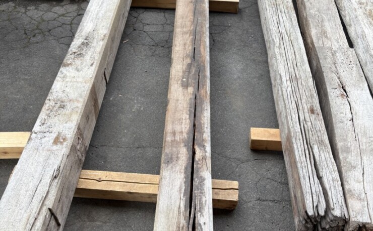 Vintage Teak ヴィンテージ  チーク材 古材 柱材　＃3 長さ3300前後