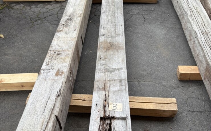 Vintage Teak ヴィンテージ  チーク材 古材 柱材　＃3 長さ3300前後