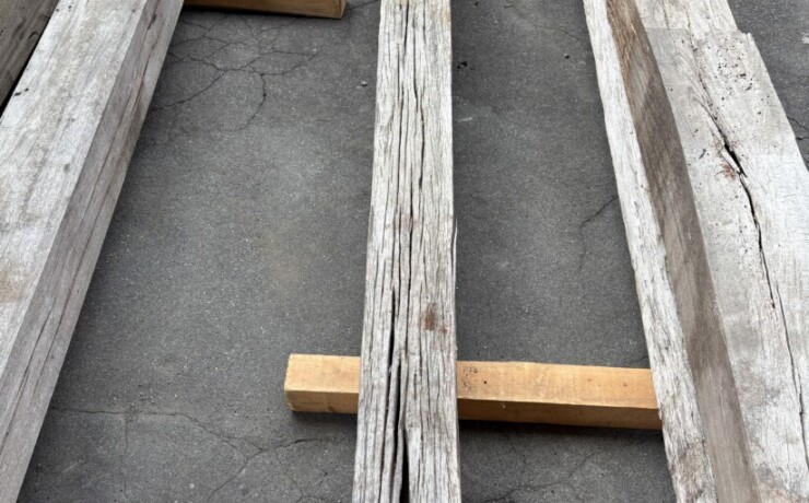 Vintage Teak ヴィンテージ  チーク材 古材 柱材　＃2 長さ2600前後