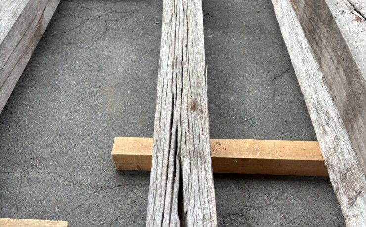 Vintage Teak ヴィンテージ  チーク材 古材 柱材　＃2 長さ2600前後