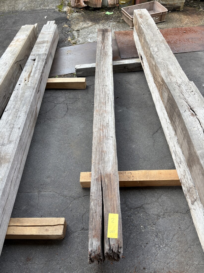 Vintage Teak ヴィンテージ  チーク材 古材 柱材　＃2 長さ2600前後