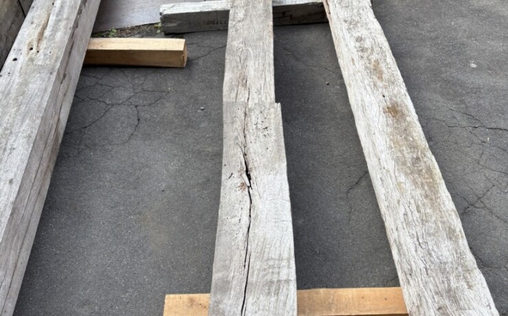 Vintage Teak ヴィンテージ  チーク材 古材 柱材　＃2 長さ2600前後