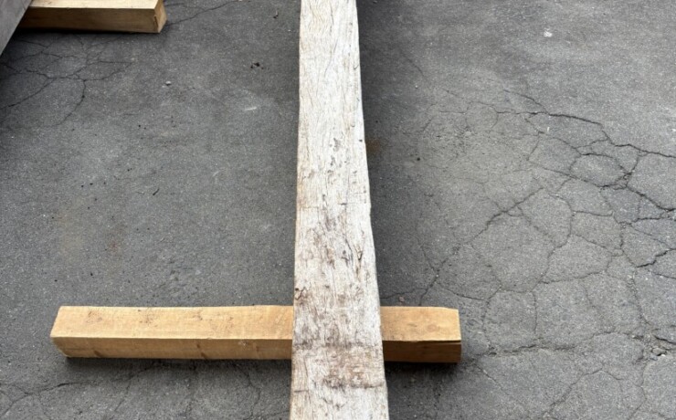 Vintage Teak ヴィンテージ  チーク材 古材 柱材　＃2 長さ2600前後