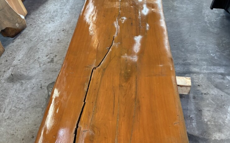 Vintage Teak ヴィンテージ  チーク材 ミャンマー産　本チーク　＃001　長さ4280