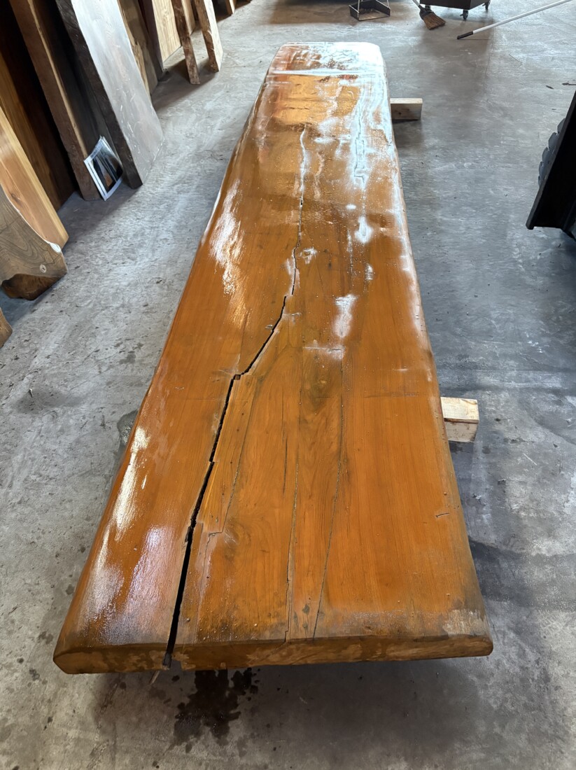 Vintage Teak ヴィンテージ  チーク材 ミャンマー産　本チーク　＃001　長さ4280