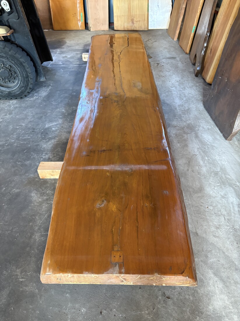 Vintage Teak ヴィンテージ  チーク材 ミャンマー産　本チーク　＃001　長さ4280