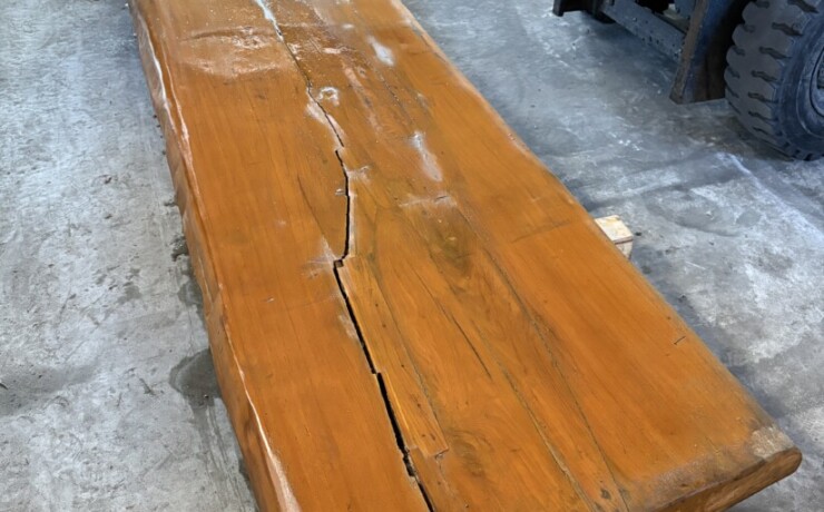 Vintage Teak ヴィンテージ  チーク材 ミャンマー産　本チーク　＃001　長さ4280