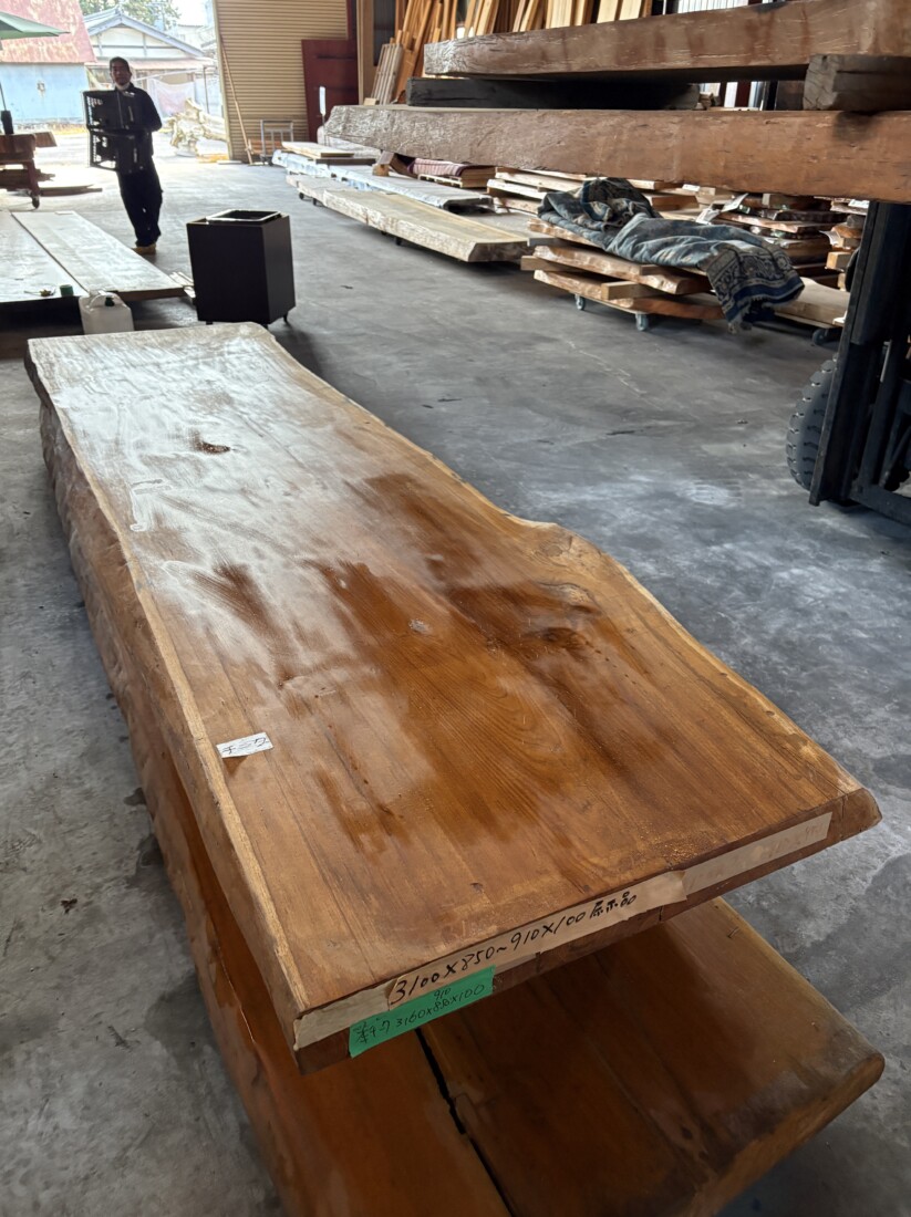 Vintage Teak ヴィンテージ  チーク材 ミャンマー産　本チーク　＃002　長さ3160