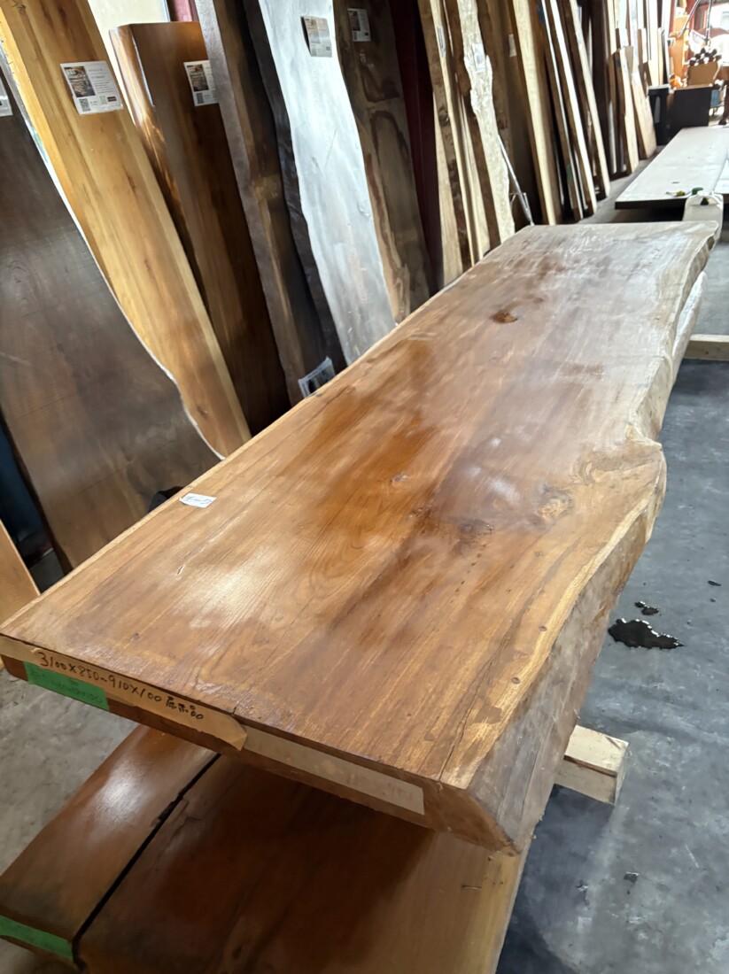 Vintage Teak ヴィンテージ  チーク材 ミャンマー産　本チーク　＃002　長さ3160