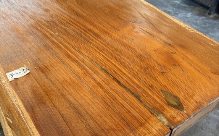 Vintage Teak ヴィンテージ  チーク材 ミャンマー産　本チーク　＃004　長さ2570