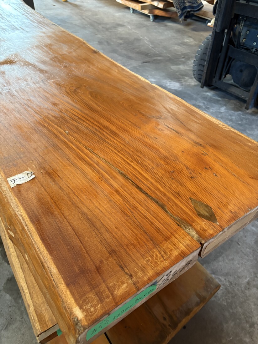 Vintage Teak ヴィンテージ  チーク材 ミャンマー産　本チーク　＃004　長さ2570