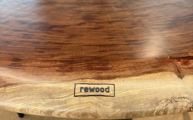 ＃1800 rewood RWエッジ仕上　輪切り　ブビンガ