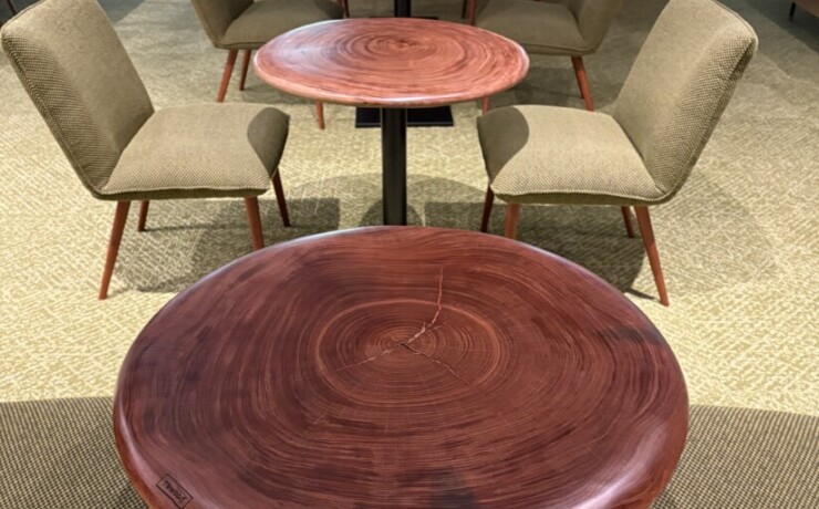 ＃1800 rewood RWエッジ仕上　輪切り　ブビンガ