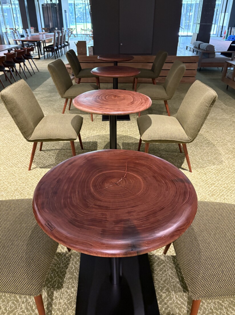 ＃1800 rewood RWエッジ仕上　輪切り　ブビンガ